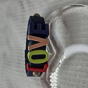 BCBG LOVE BRACLET IN NAVY WITH MULTI COLOR